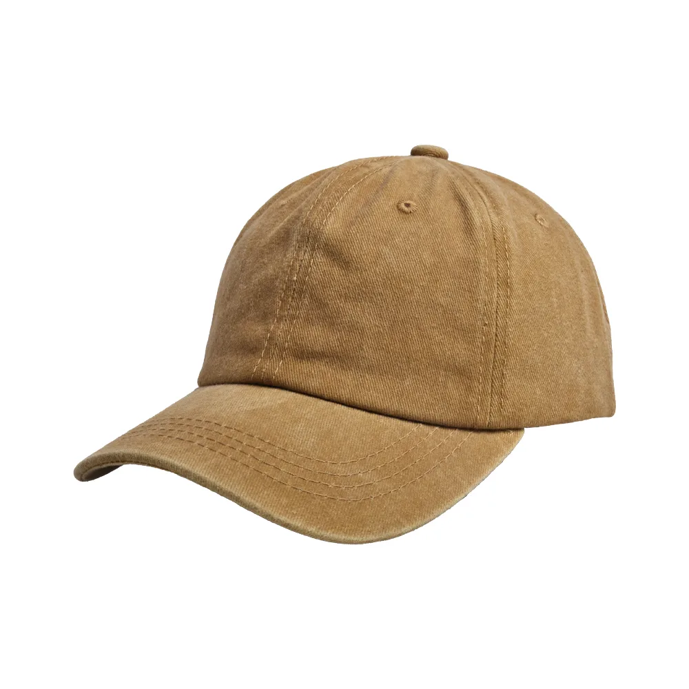 Children Unisex Casual Solid Color Washed Baseball Cap display picture 6