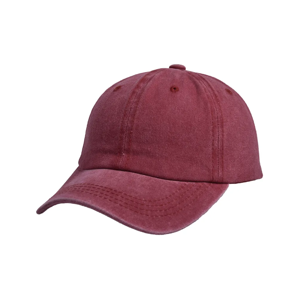 Children Unisex Casual Solid Color Washed Baseball Cap display picture 23