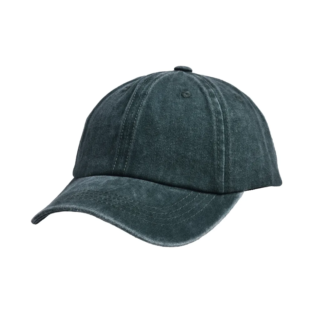 Children Unisex Casual Solid Color Washed Baseball Cap display picture 24