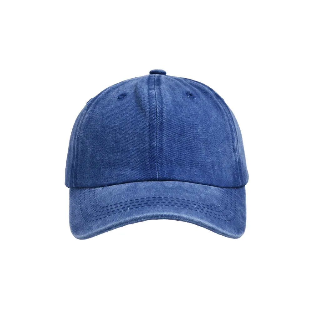 Children Unisex Casual Solid Color Washed Baseball Cap display picture 9