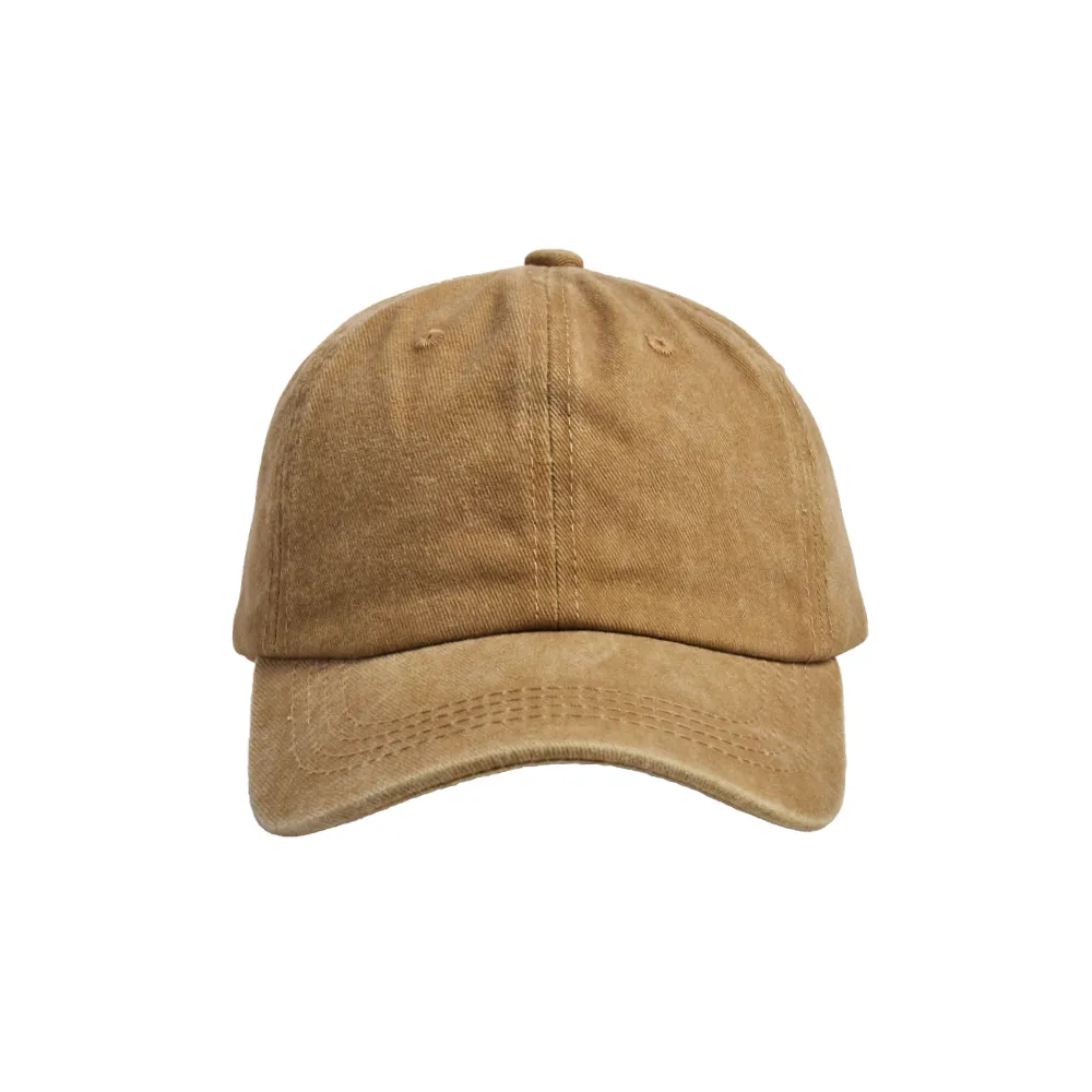 Children Unisex Casual Solid Color Washed Baseball Cap display picture 10