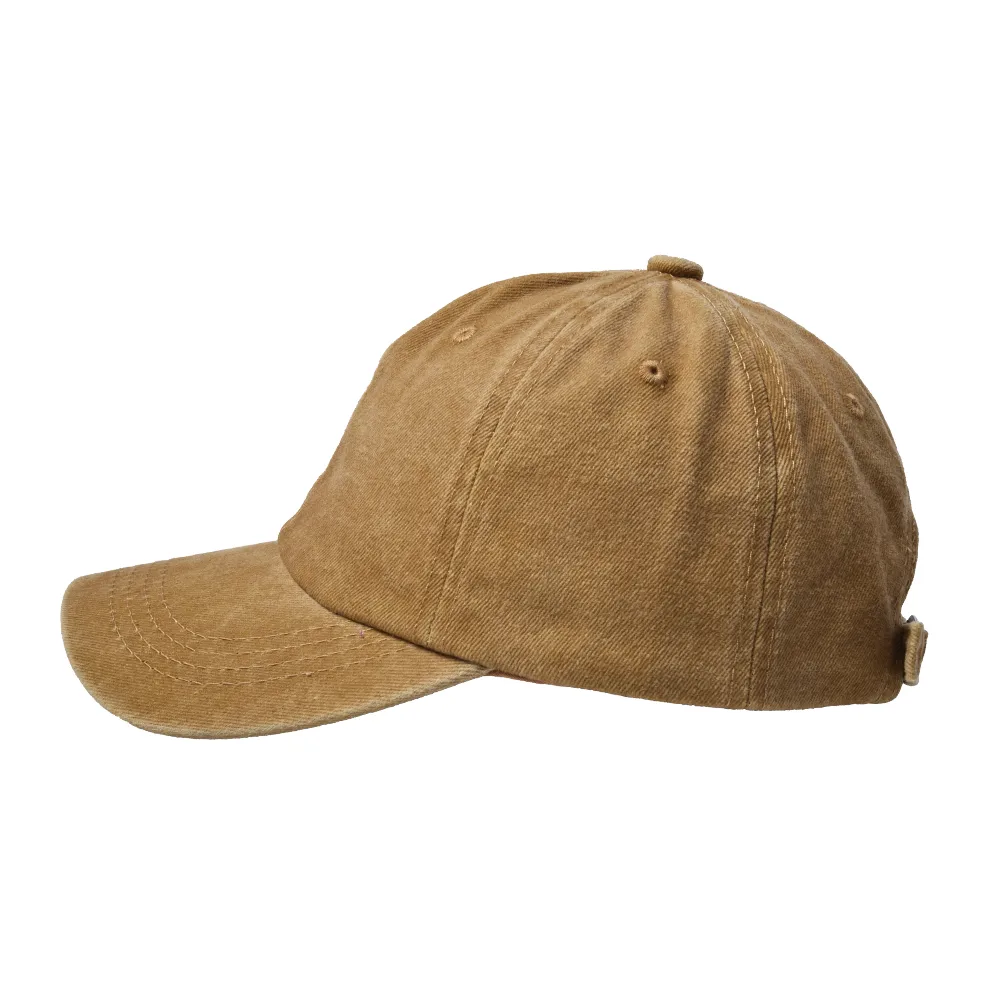 Children Unisex Casual Solid Color Washed Baseball Cap display picture 12