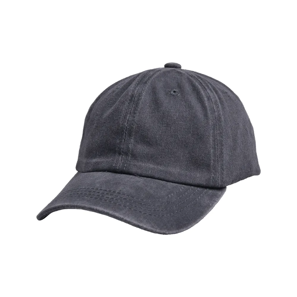Children Unisex Casual Solid Color Washed Baseball Cap display picture 16