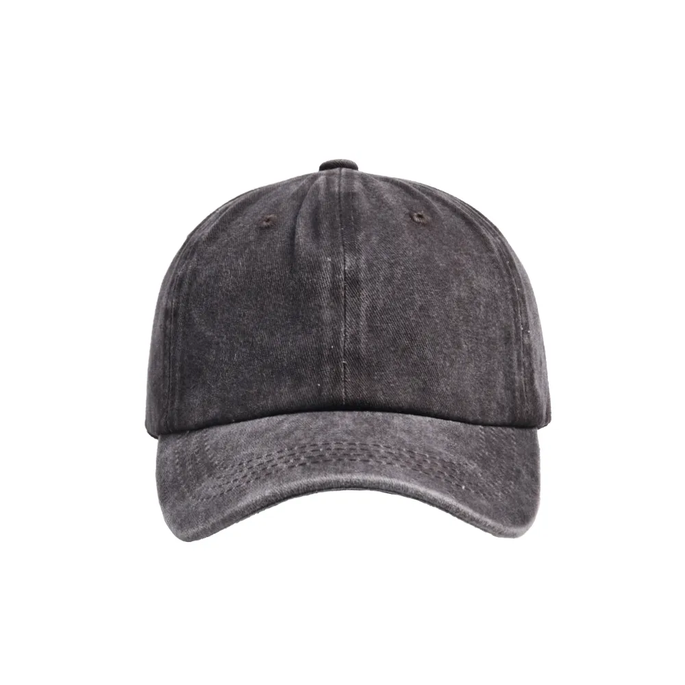 Children Unisex Casual Solid Color Washed Baseball Cap display picture 20