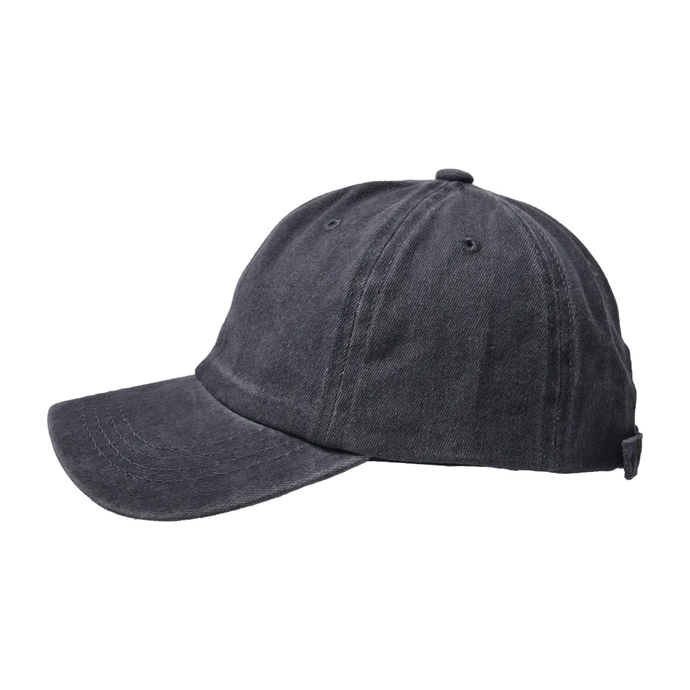 Children Unisex Casual Solid Color Washed Baseball Cap display picture 18