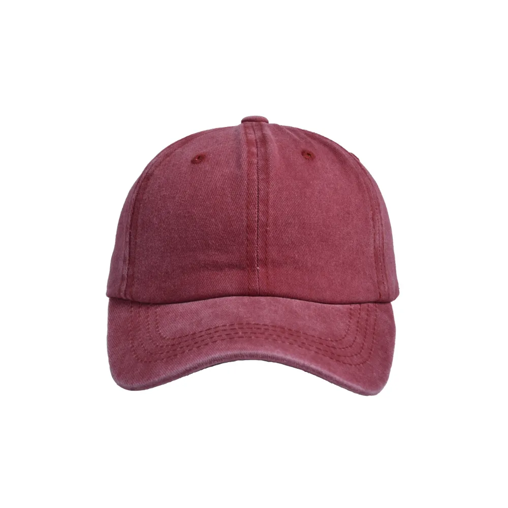 Children Unisex Casual Solid Color Washed Baseball Cap display picture 25