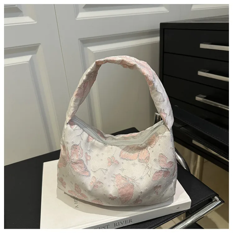 Women's Nylon Butterfly Streetwear Sewing Thread Square Zipper Square Bag display picture 10