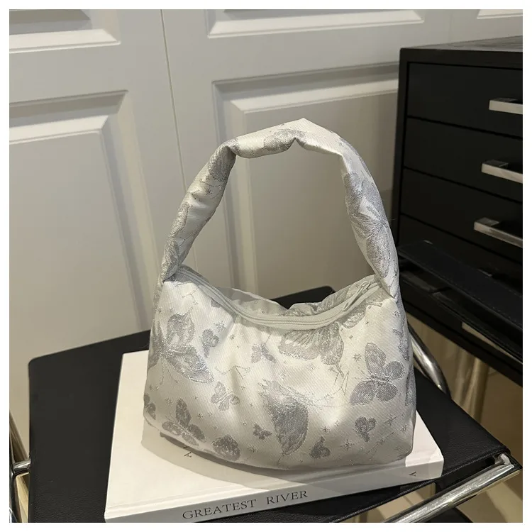 Women's Nylon Butterfly Streetwear Sewing Thread Square Zipper Square Bag display picture 11