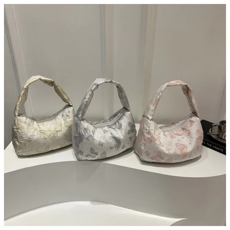 Women's Nylon Butterfly Streetwear Sewing Thread Square Zipper Square Bag display picture 12