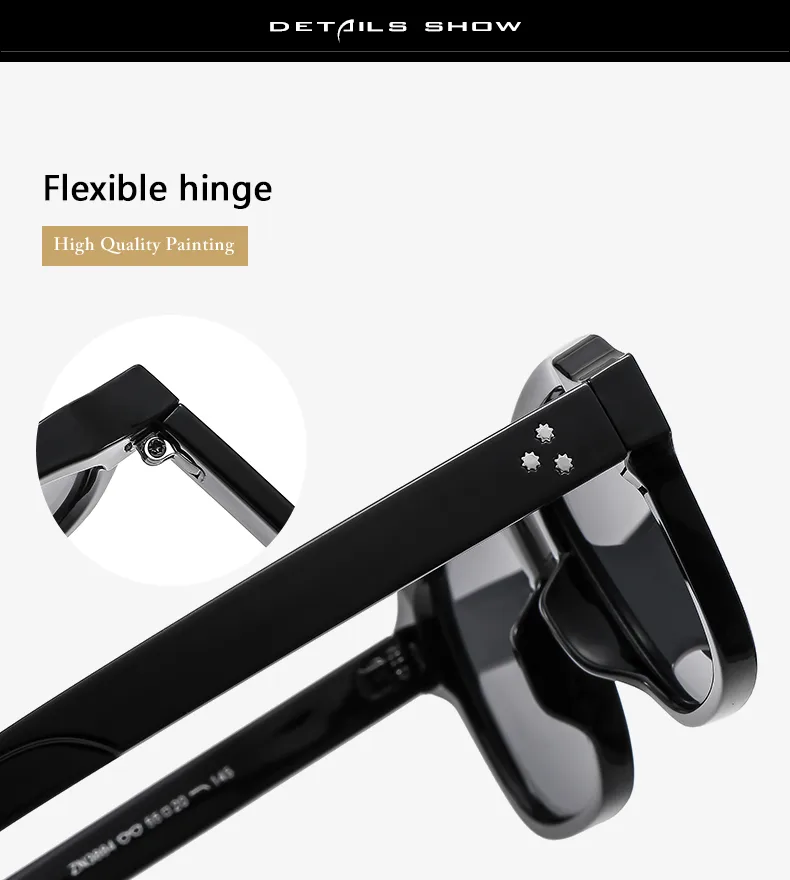 IG Style Vacation Commute Multicolor Pc Resin Square Full Frame Glasses display picture 2