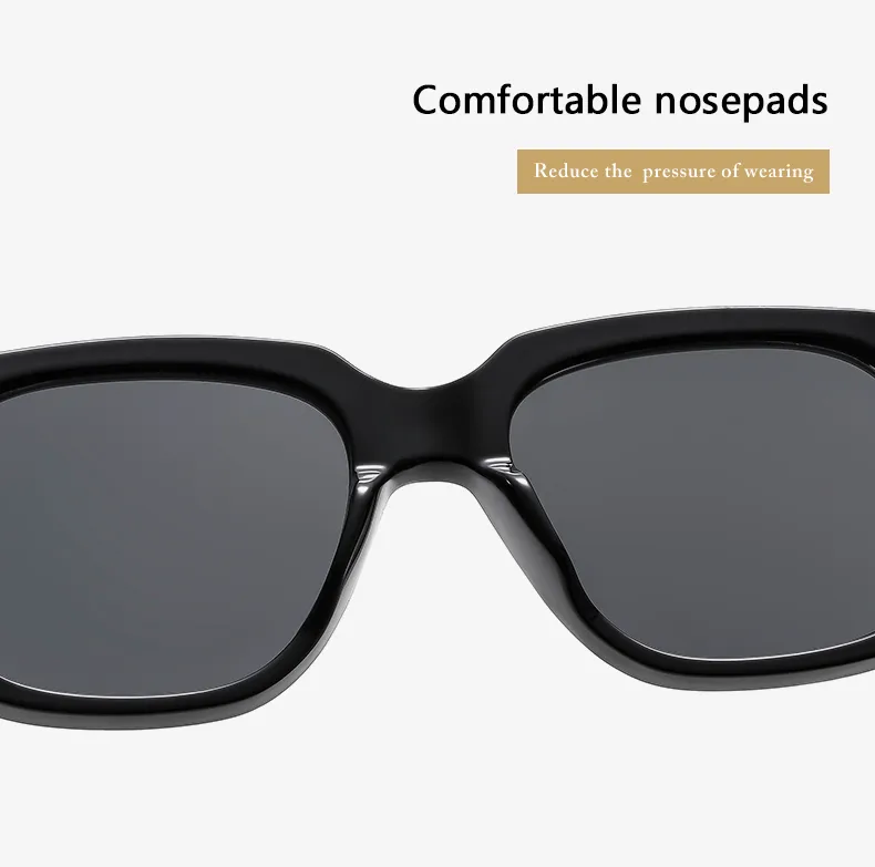 IG Style Vacation Commute Multicolor Pc Resin Square Full Frame Glasses display picture 10