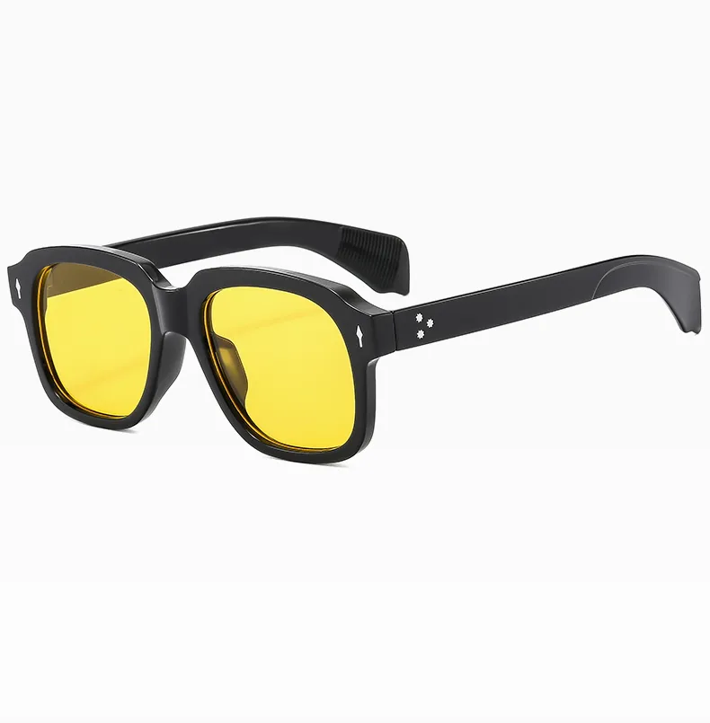 IG Style Vacation Commute Multicolor Pc Resin Square Full Frame Glasses display picture 7