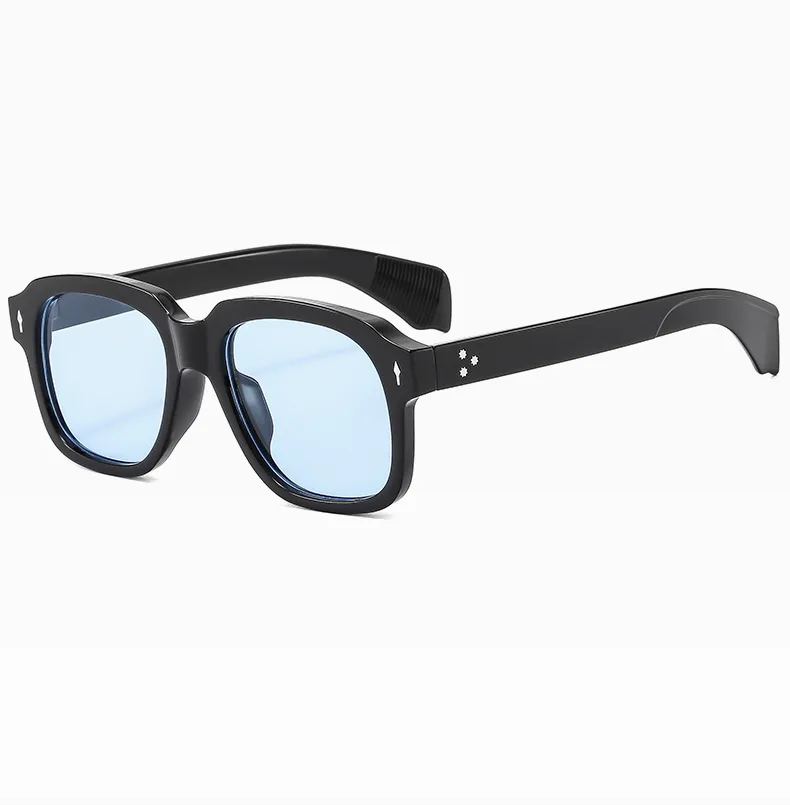 IG Style Vacation Commute Multicolor Pc Resin Square Full Frame Glasses display picture 9