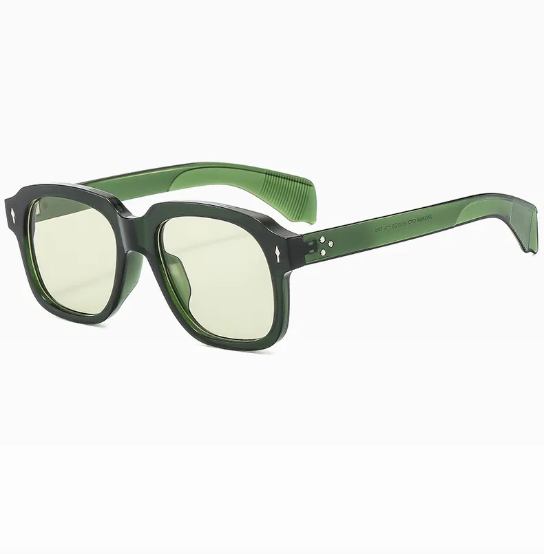 IG Style Vacation Commute Multicolor Pc Resin Square Full Frame Glasses display picture 13