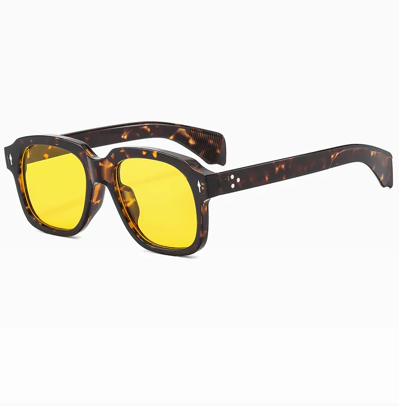 IG Style Vacation Commute Multicolor Pc Resin Square Full Frame Glasses display picture 18
