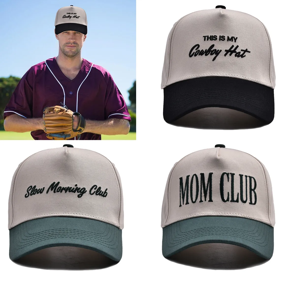 Unisex Embroidery Simple Style Letter Embroidery Curved Eaves Baseball Cap display picture 1