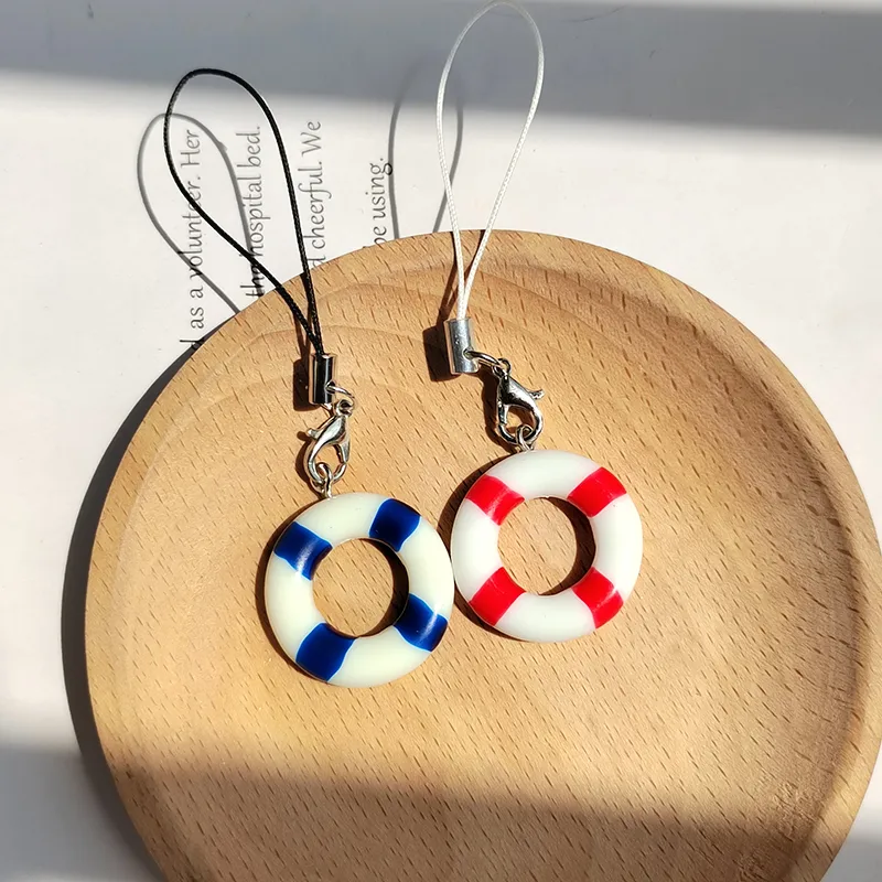 1 Piece Cute Multicolor Alloy Resin Unisex Stretch Adjustable Bag Pendant Mobile Phone Chain Keychain display picture 2
