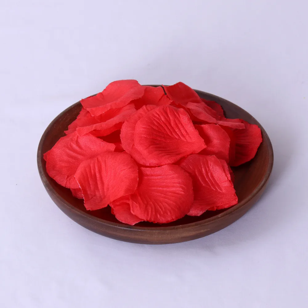 Wedding Celebration Supplies 1000 Pieces Non-Woven Fabric Rose Petal Decorative Artificial Flowers Wedding Room Decoration Petals display picture 6