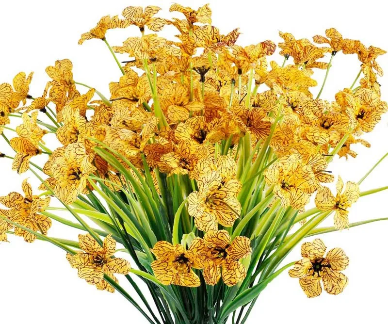 Amazon Artificial Flowers Lavender Simulation Flowers Indoor Outdoor Decoration Faux Wholesale display picture 11