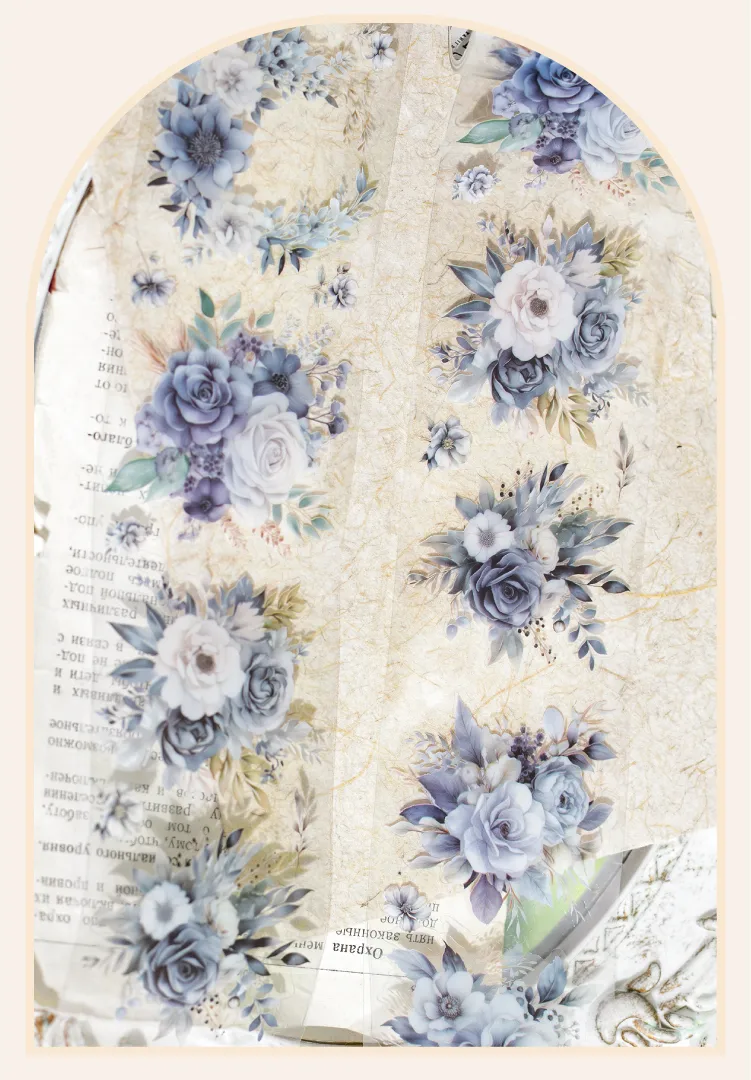 1 Set Plant Flowers School PET Retro Maximalism Artistic Adhesive Tape display picture 9
