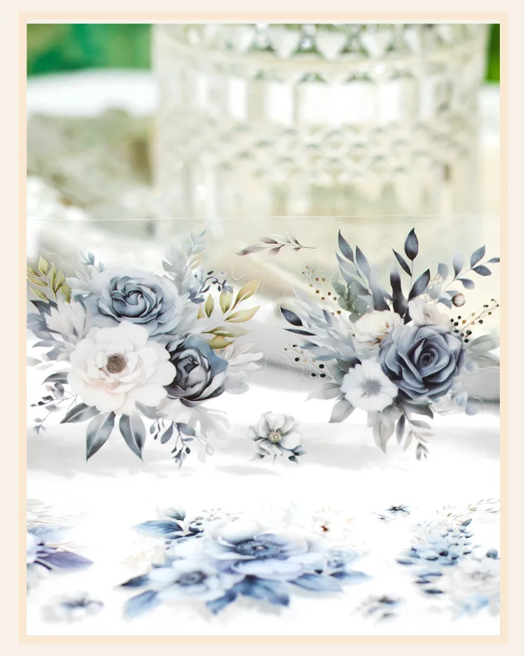 1 Set Plant Flowers School PET Retro Maximalism Artistic Adhesive Tape display picture 11