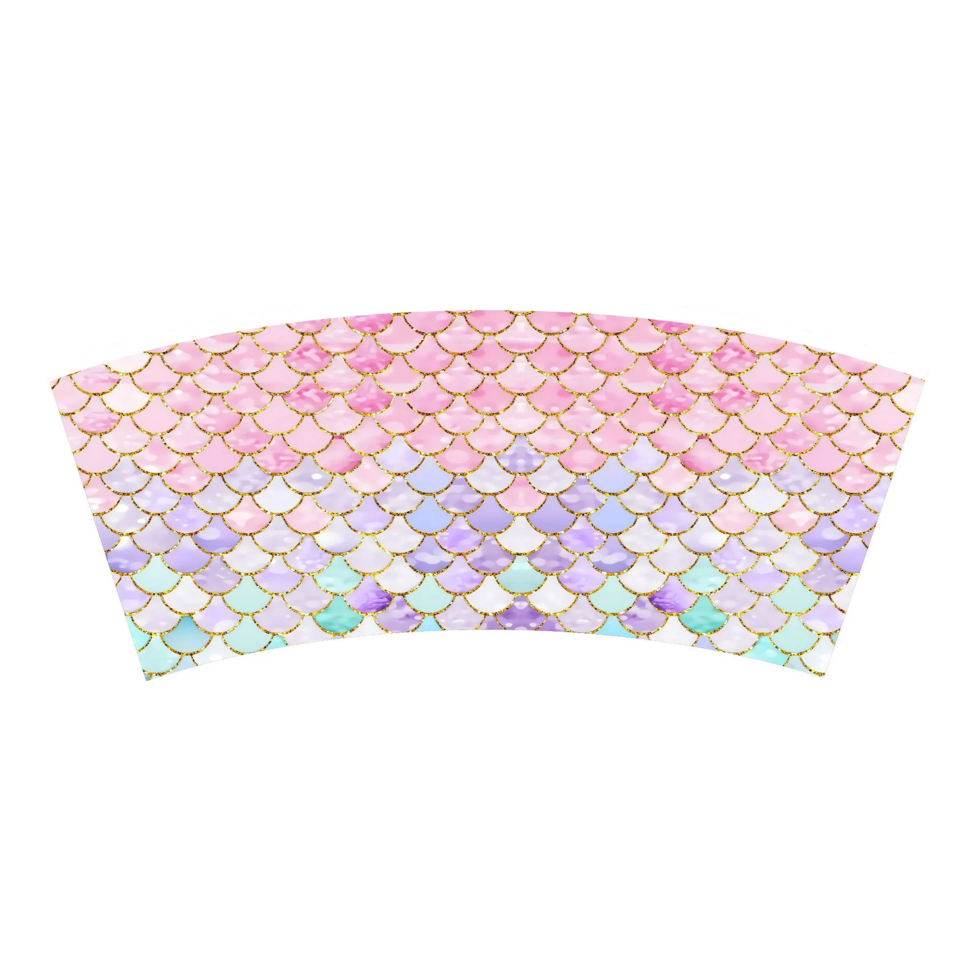 New Cartoon Mermaid Children's Birthday Disposable Cutlery Set Includes Knife Fork Spoon Paper Cup Napkin Paper Plate display picture 7