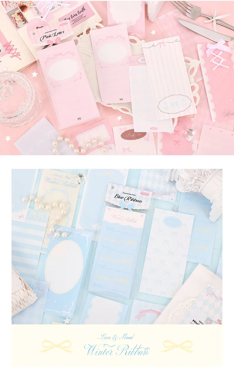 See Eslite Sweet Dream Party Series Notes Korean Sweet Girl Heart Tear Message Notes 4 Notes display picture 6