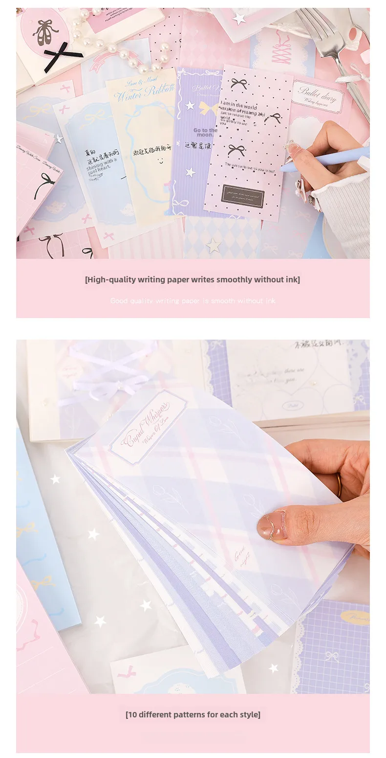See Eslite Sweet Dream Party Series Notes Korean Sweet Girl Heart Tear Message Notes 4 Notes display picture 9