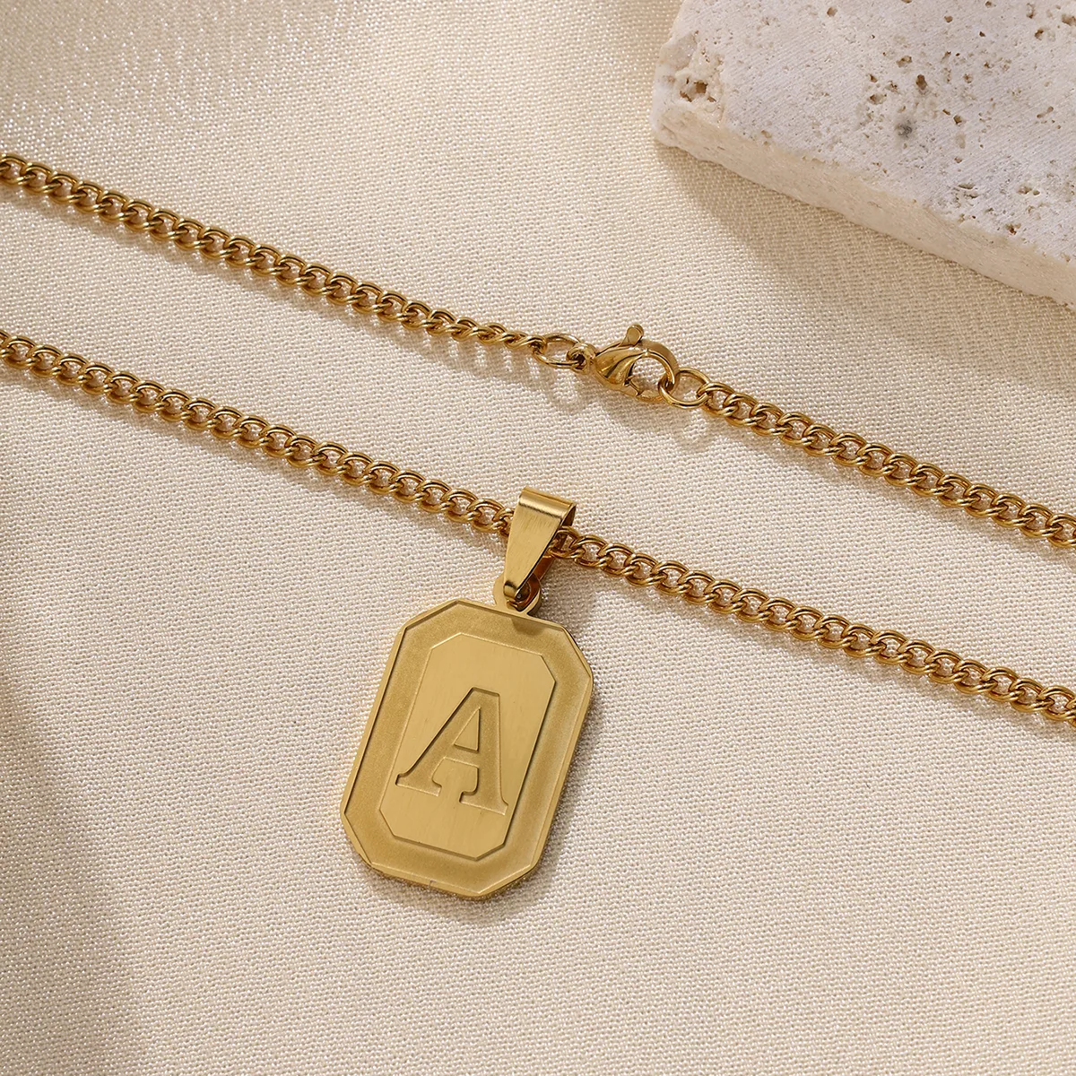 IG Style Letter 304 Stainless Steel Women's Pendant Necklace display picture 28