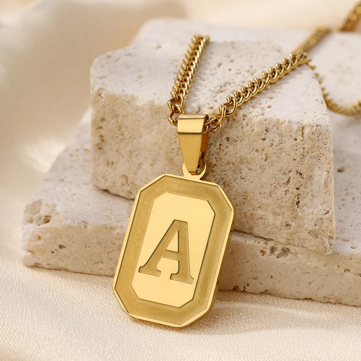 IG Style Letter 304 Stainless Steel Women's Pendant Necklace display picture 2