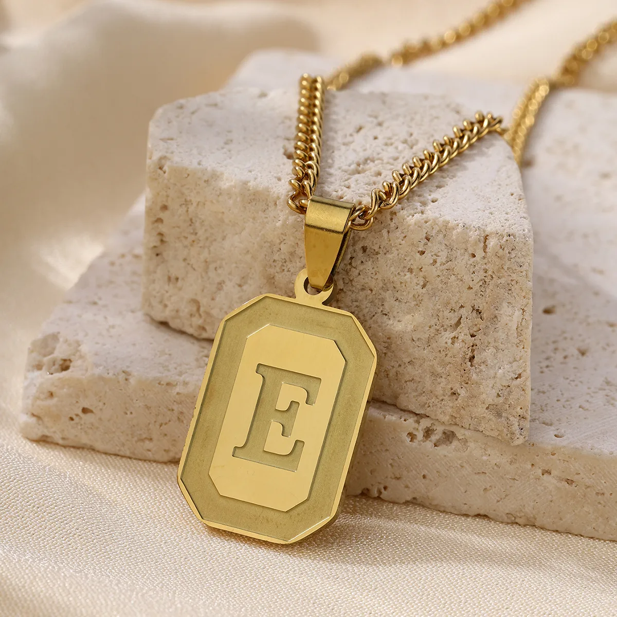 IG Style Letter 304 Stainless Steel Women's Pendant Necklace display picture 3