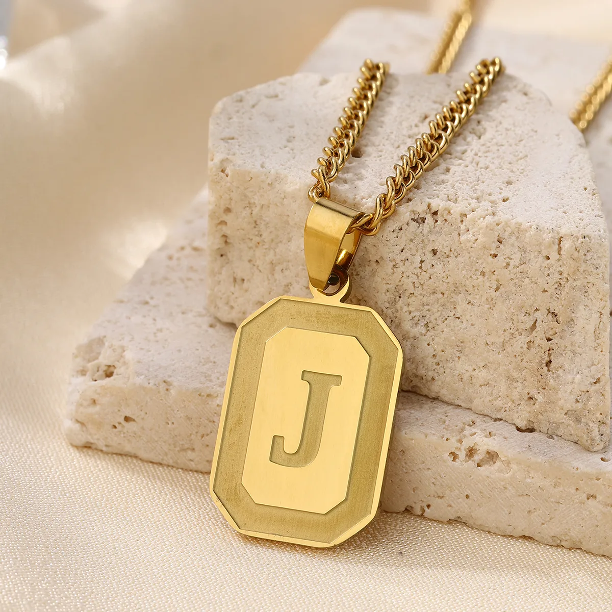 IG Style Letter 304 Stainless Steel Women's Pendant Necklace display picture 13