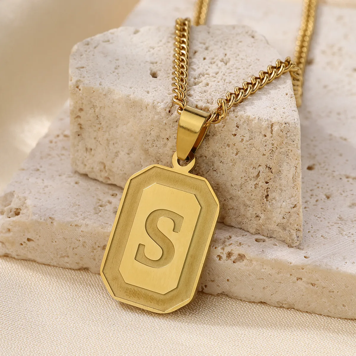 IG Style Letter 304 Stainless Steel Women's Pendant Necklace display picture 19