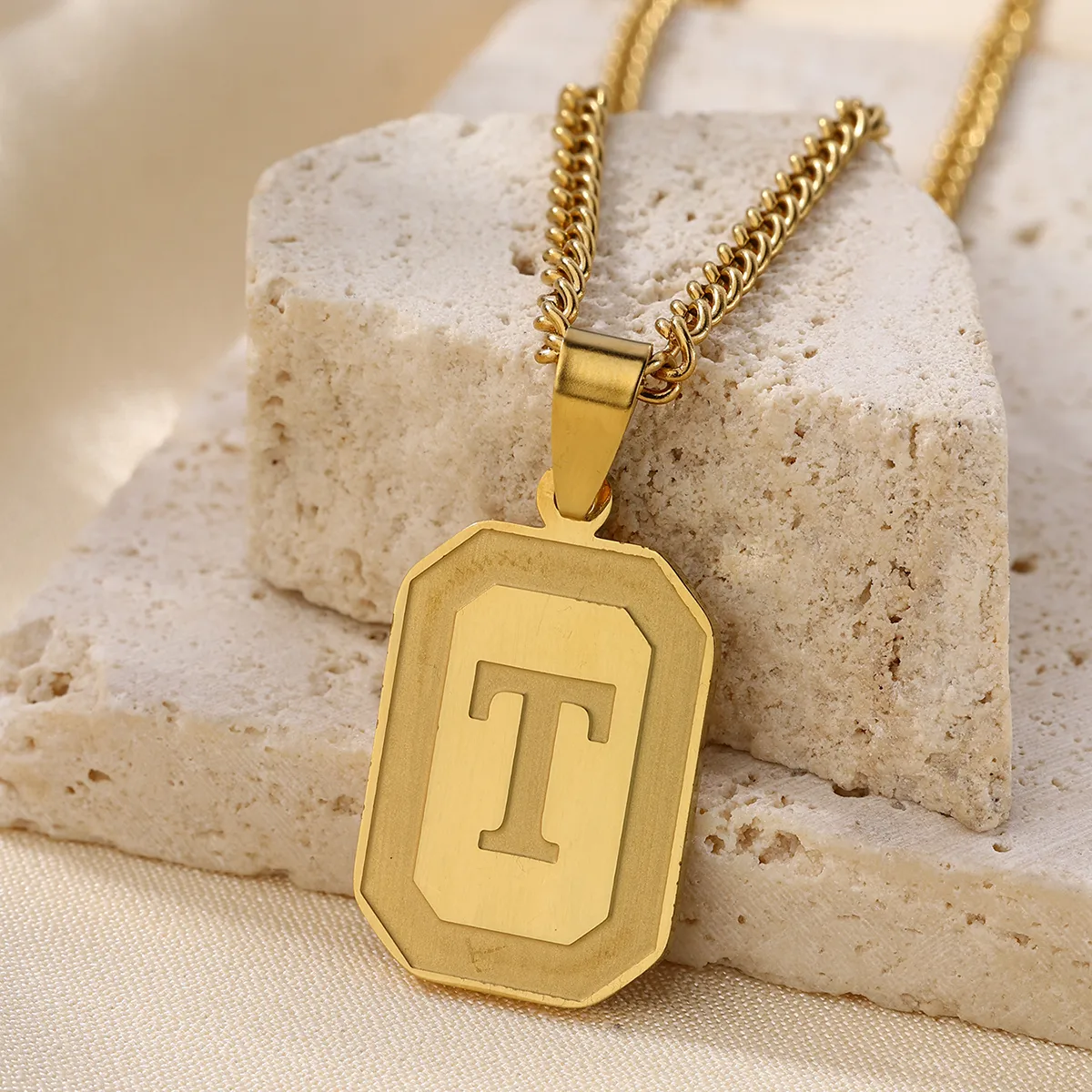 IG Style Letter 304 Stainless Steel Women's Pendant Necklace display picture 18