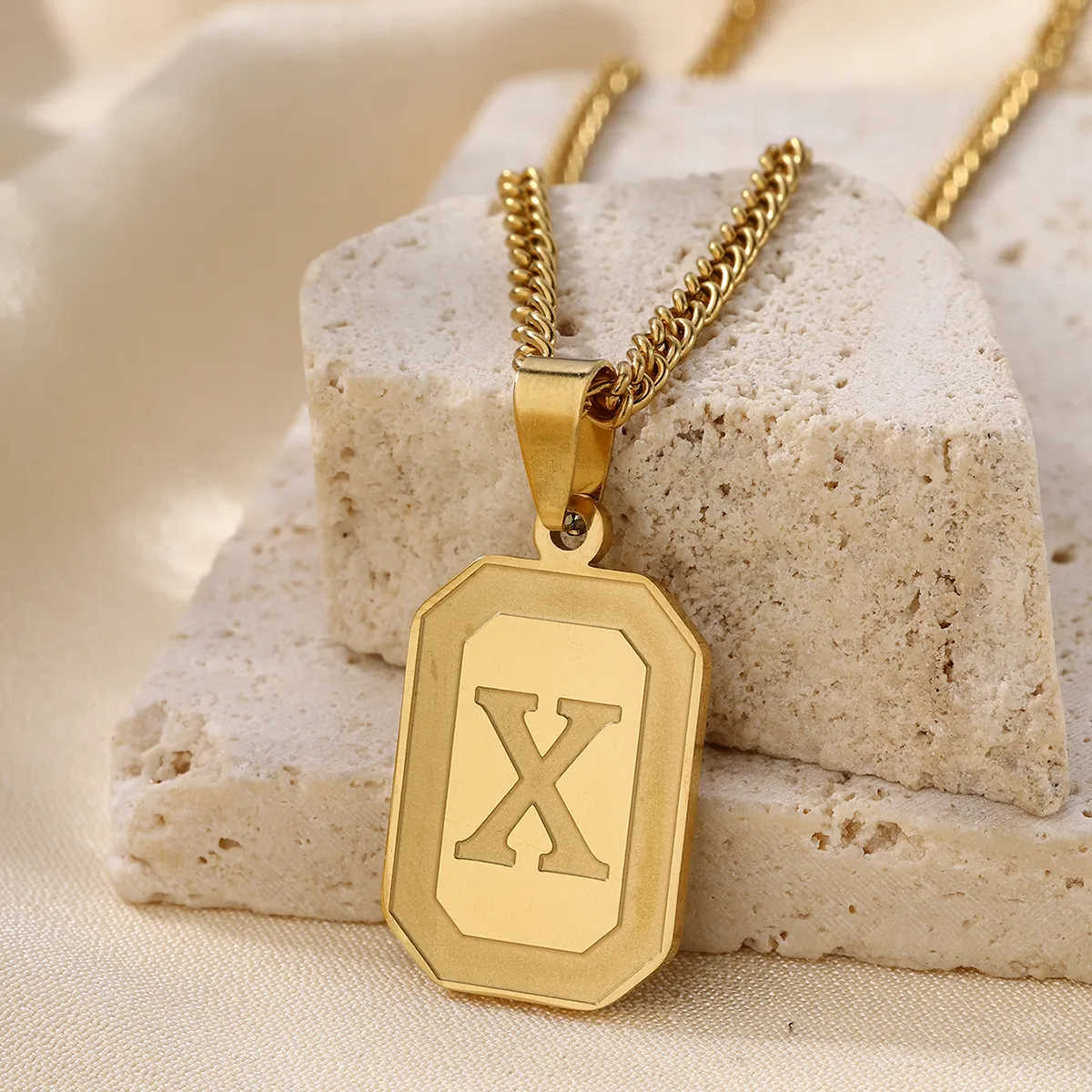 IG Style Letter 304 Stainless Steel Women's Pendant Necklace display picture 20