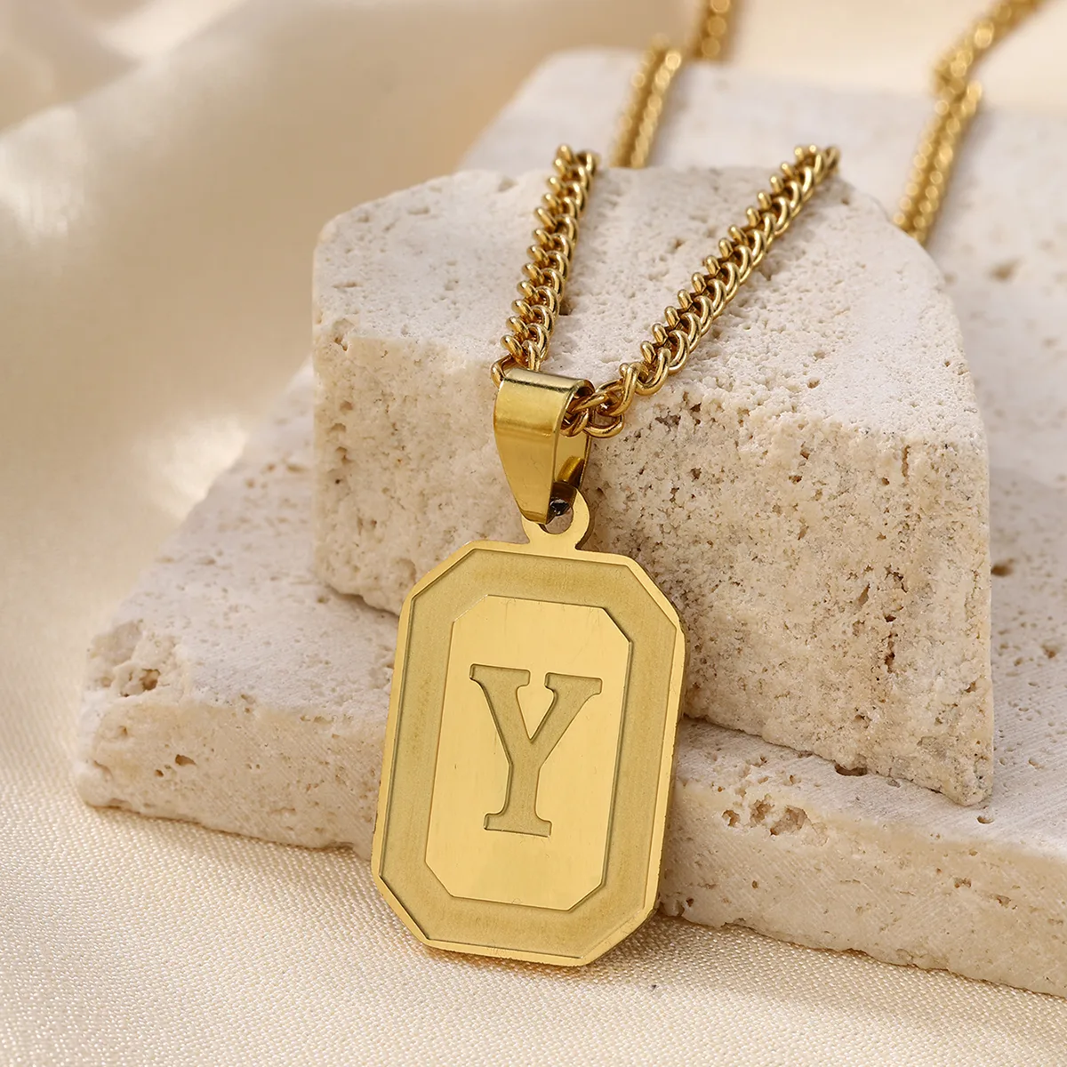 IG Style Letter 304 Stainless Steel Women's Pendant Necklace display picture 22