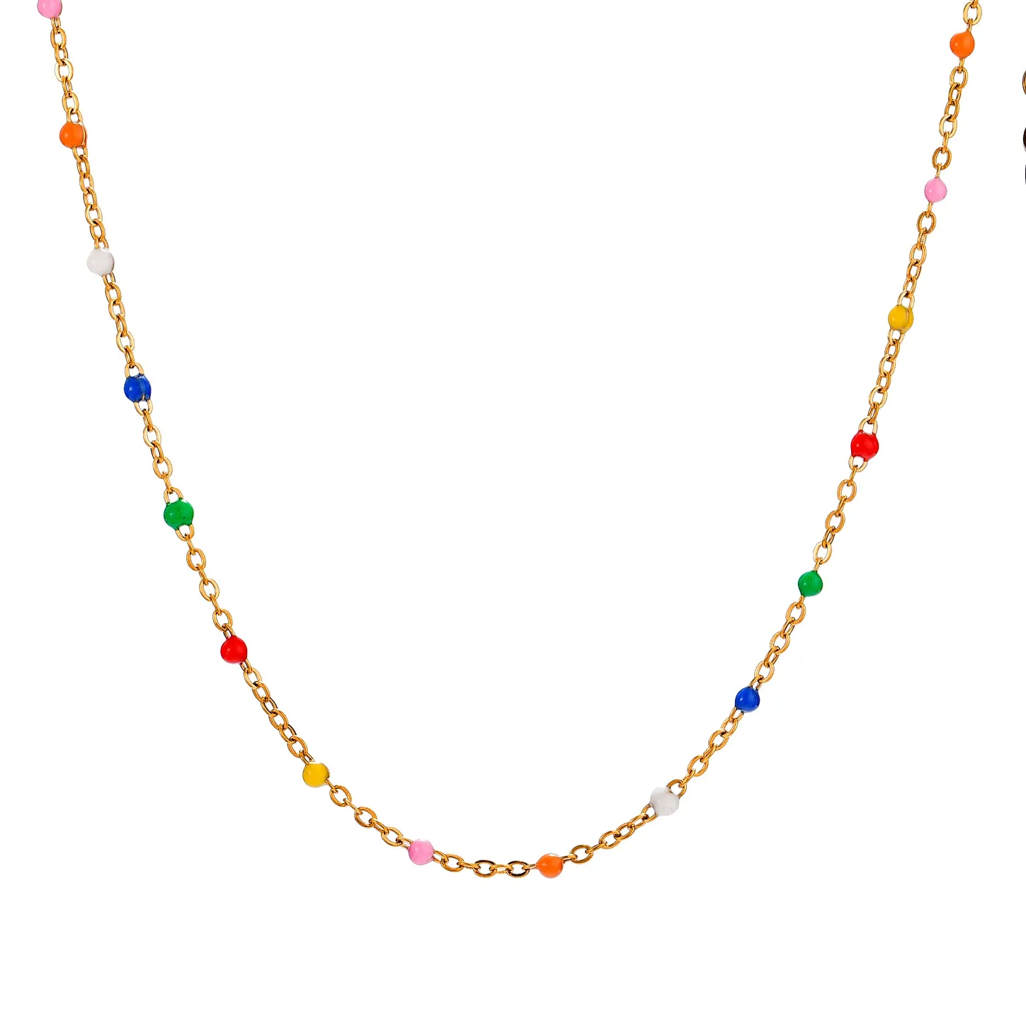 Casual Bohemian Geometric 304 Stainless Steel 18K Gold Plated Women's Necklace display picture 5