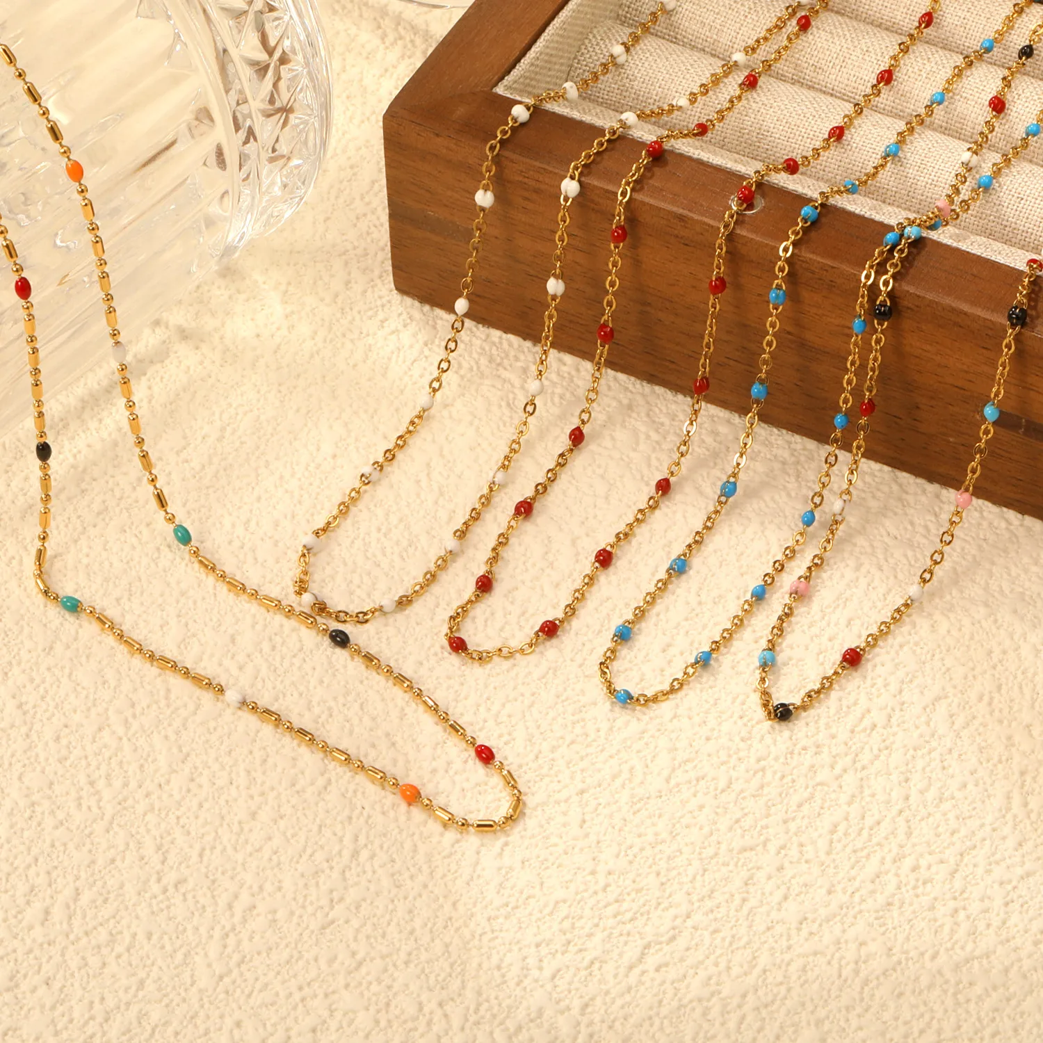 Casual Bohemian Geometric 304 Stainless Steel 18K Gold Plated Women's Necklace display picture 2