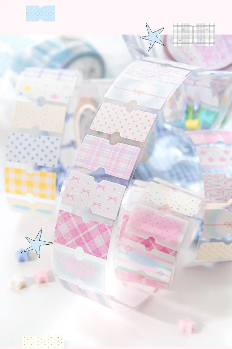 Cartoon School Paper Cartoon Style Cute Sweet Adhesive Tape display picture 10