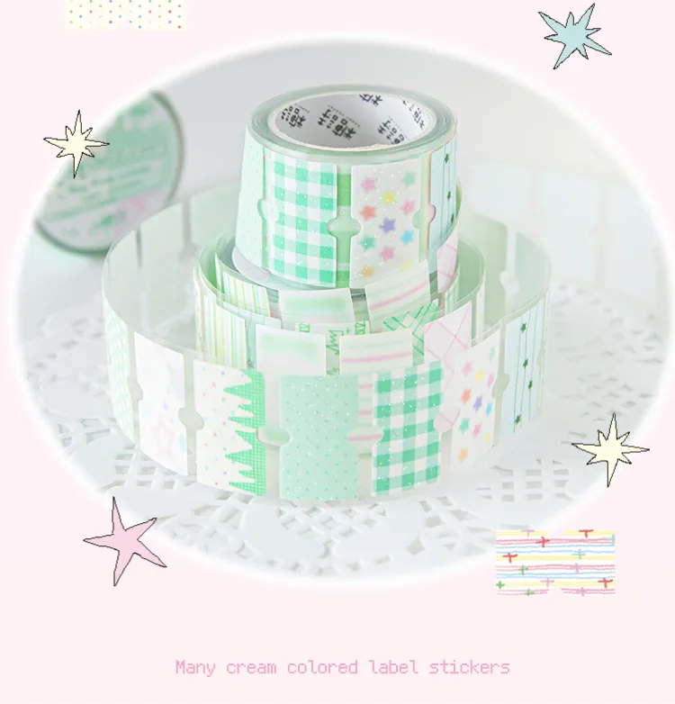 Cartoon School Paper Cartoon Style Cute Sweet Adhesive Tape display picture 11
