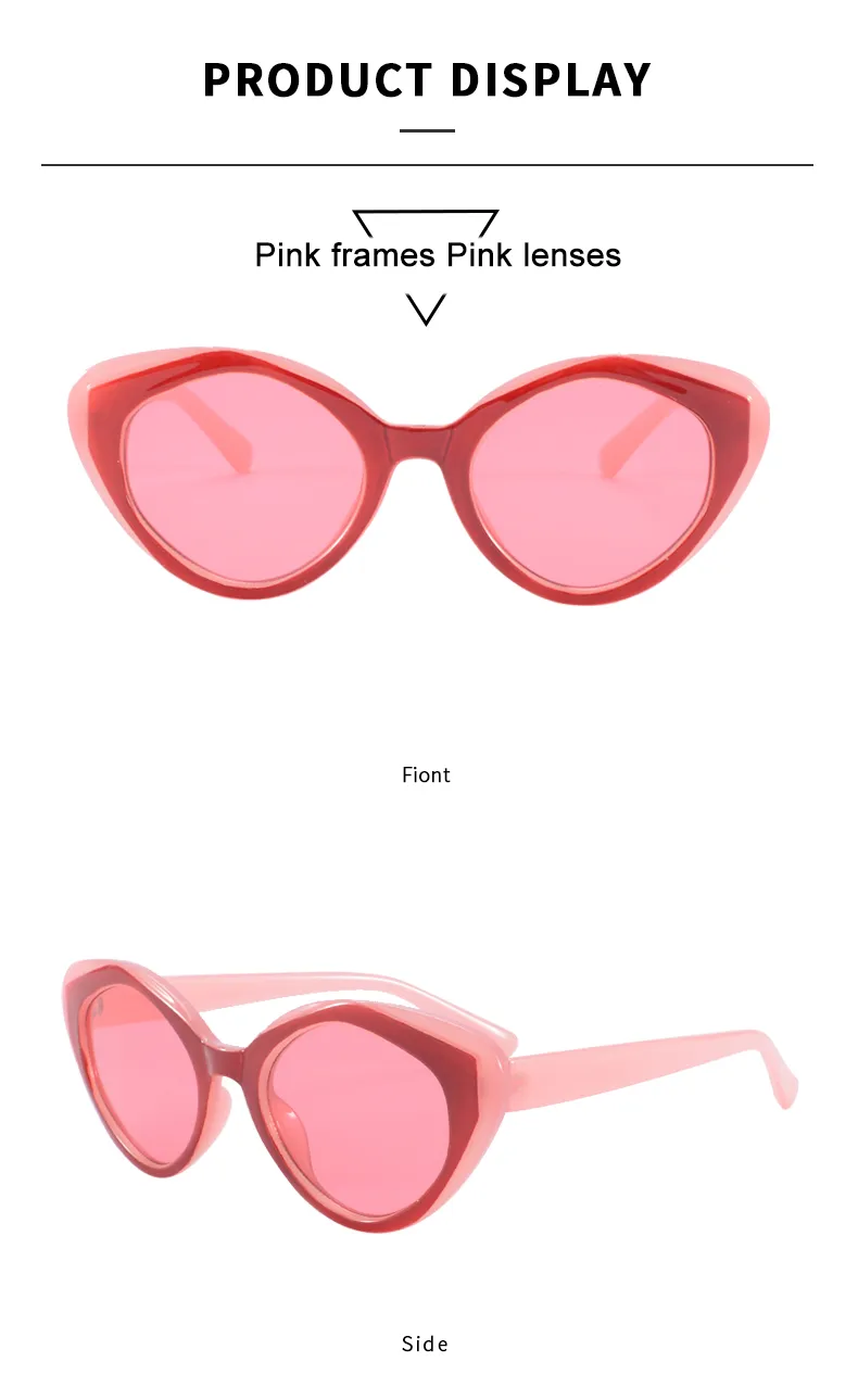IG Style Streetwear Sunglasses Pc Cat Eye Full Frame Glasses display picture 10