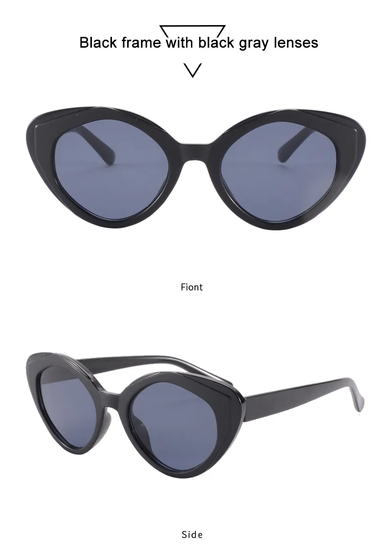 IG Style Streetwear Sunglasses Pc Cat Eye Full Frame Glasses display picture 14