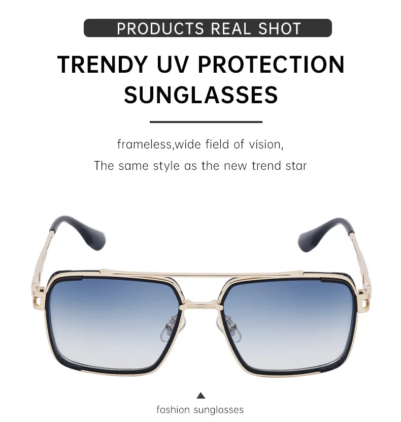 Retro Classic Style Square Pc Square Full Frame Glasses display picture 6