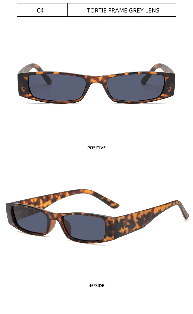 New European And American Retro Small Frame Square Sunglasses Trendy Ins Style Street Photographic Sunglasses For Men And Women Factory Goods display picture 13