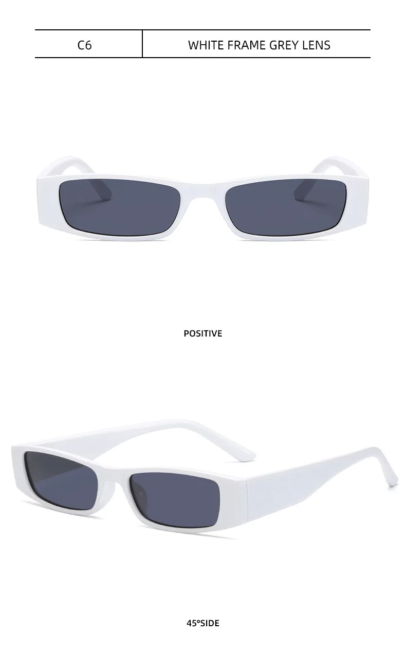New European And American Retro Small Frame Square Sunglasses Trendy Ins Style Street Photographic Sunglasses For Men And Women Factory Goods display picture 15