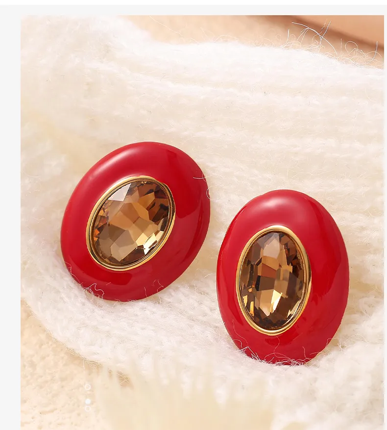 1 Pair Cute Queen Bridal Round 304 Stainless Steel Ear Studs display picture 3