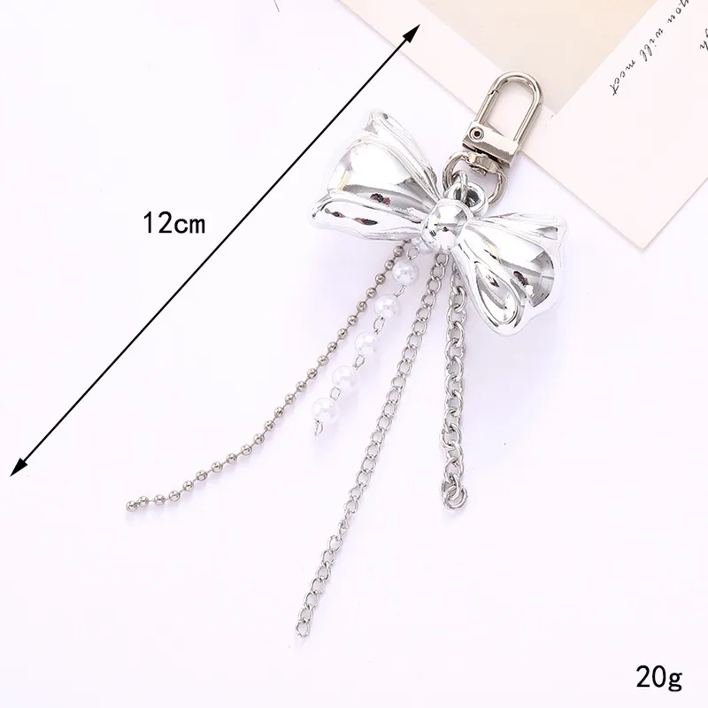 Alloy Heart Shape Bow Knot Bag Charms display picture 5