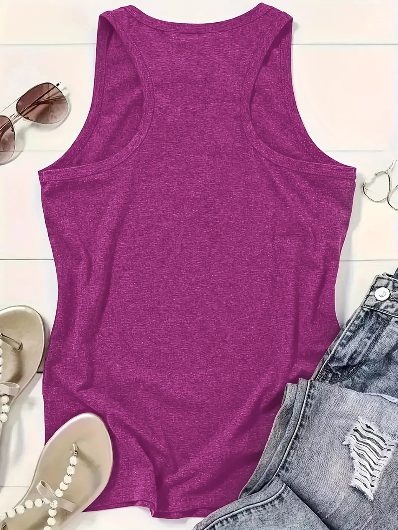 Women's Vest Tank Tops Streetwear Solid Color display picture 9