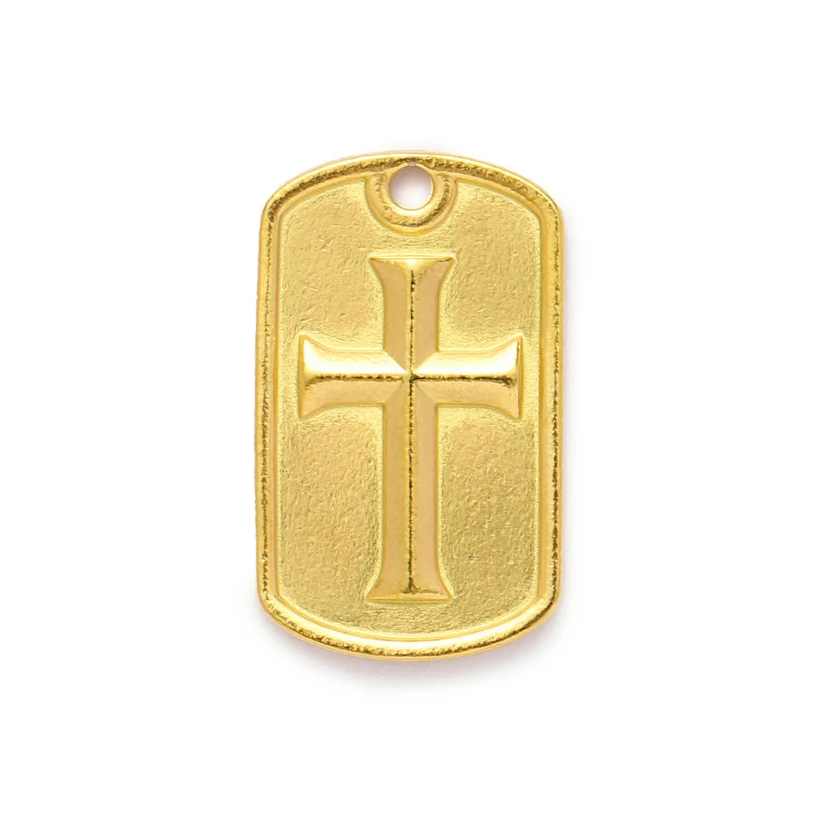 Retro Human Cross Titanium Steel Plating DIY Ornament Accessories display picture 5