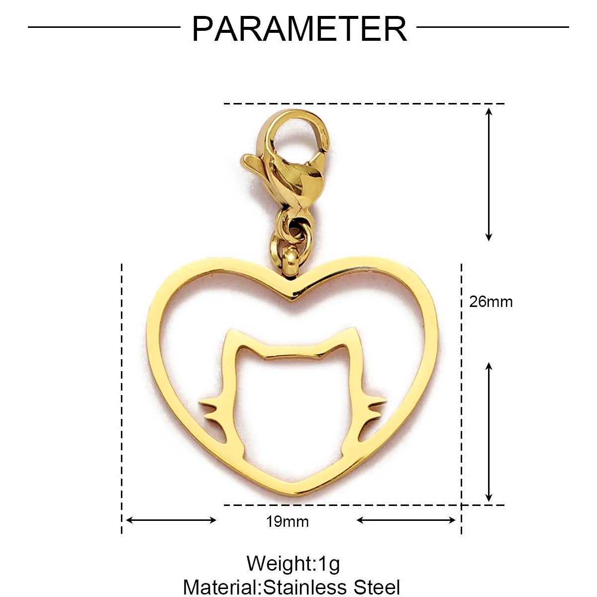 Vacation Classic Style Bear Titanium Steel Plating DIY Ornament Accessories display picture 8